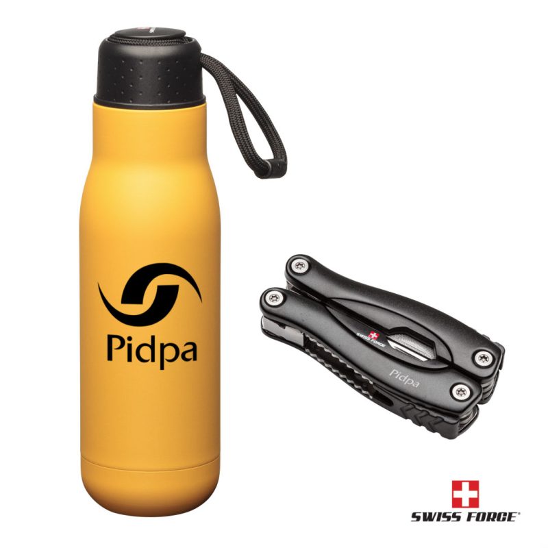 Swiss Force® Bonam Bottle & Multi-Tool Gift Set - 5