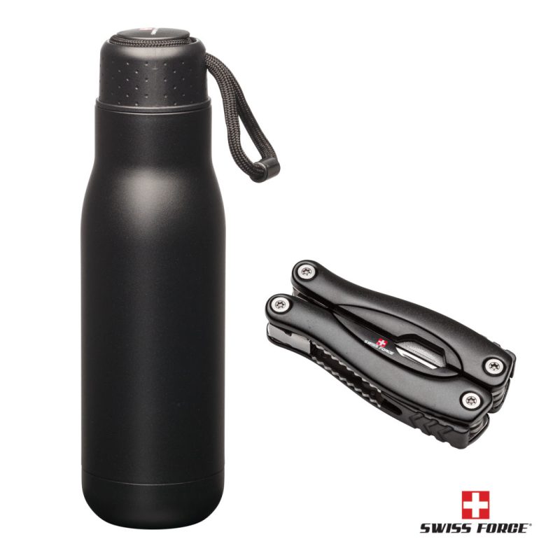 Swiss Force® Bonam Bottle & Multi-Tool Gift Set - 6