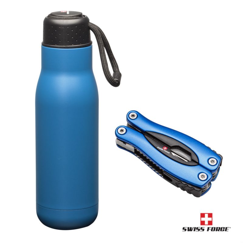 Swiss Force® Bonam Bottle & Multi-Tool Gift Set - 7