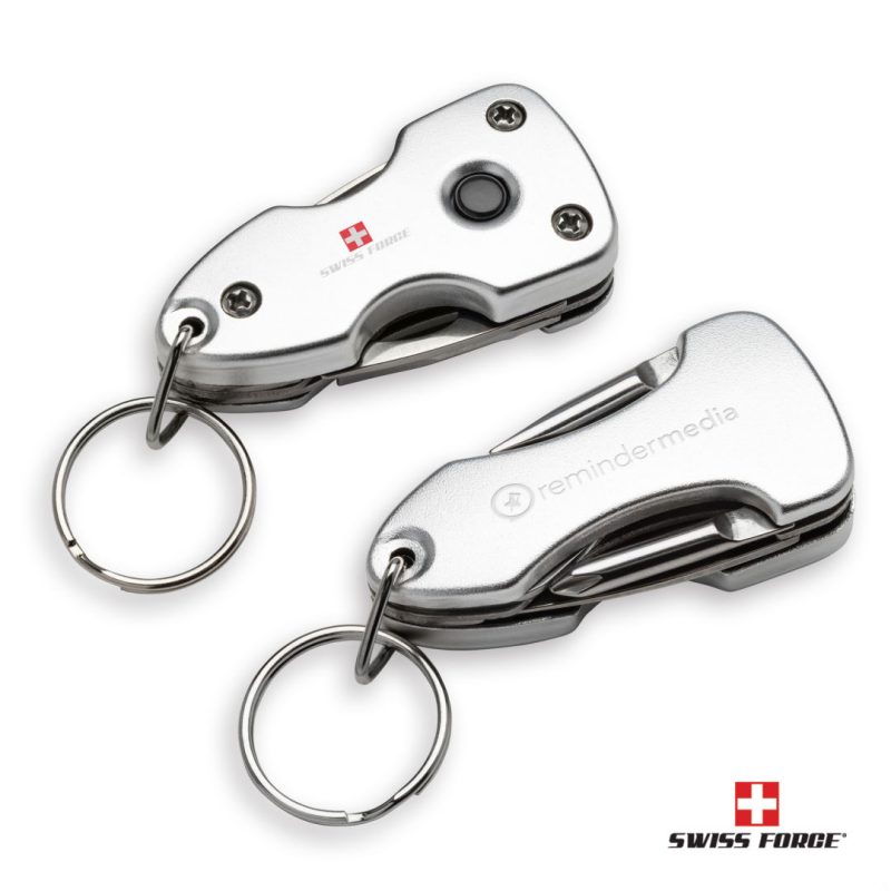 Swiss Force® Wildcub Multi-Tool & Flashlight Keyring - 2