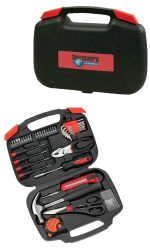 Tool Set with Bi-Fold Carrying Case