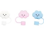 Cloud Shaped Silicone Straw Topper - 4