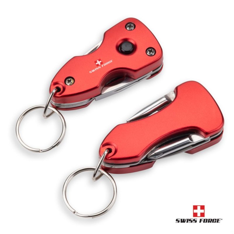 Swiss Force® Wildcub Multi-Tool & Flashlight Keyring - 9